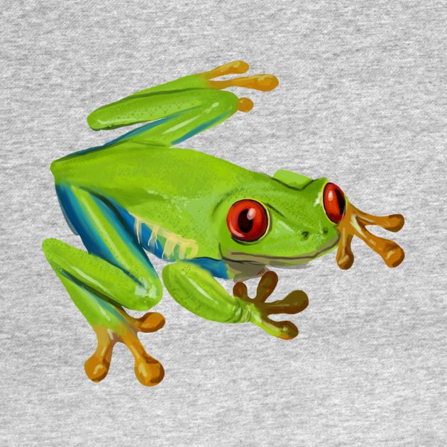 Red Eyed Tree Frog by Khalico